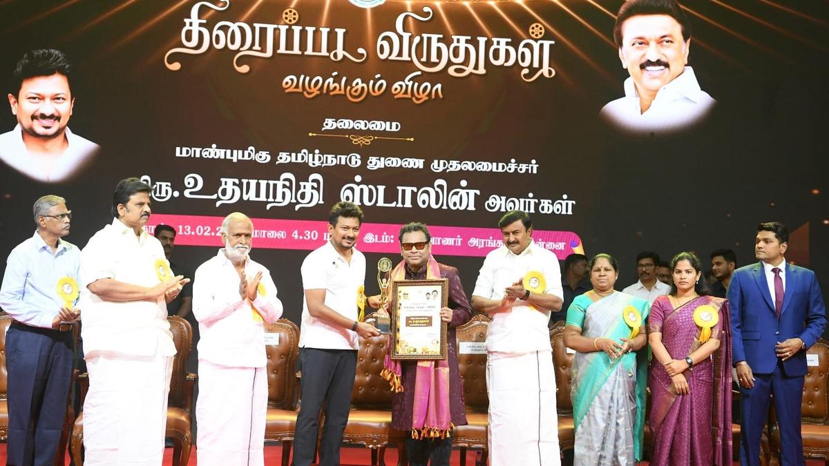 Deputy CM Udhayanidhi presents Tamil Nadu State Film Awards for 2016-2022, says awards chosen by committee
